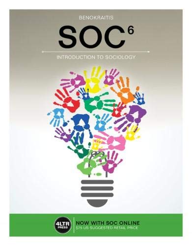 SOC 6th 6E Nijole Benokraitis 9781337405218