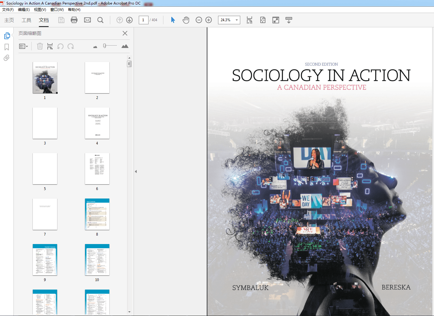 Sociology in Action A Canadian Perspective 2nd