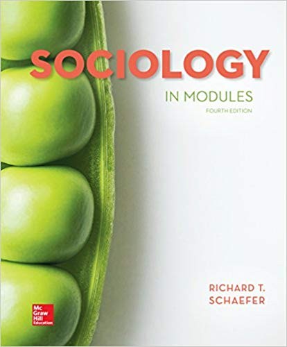 Sociology in Modules 4th Edition by Richard T. Schaefer