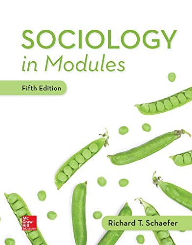 Sociology in Modules 5th Edition by Richard T. Schaefer