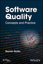 Software quality : concepts and practice