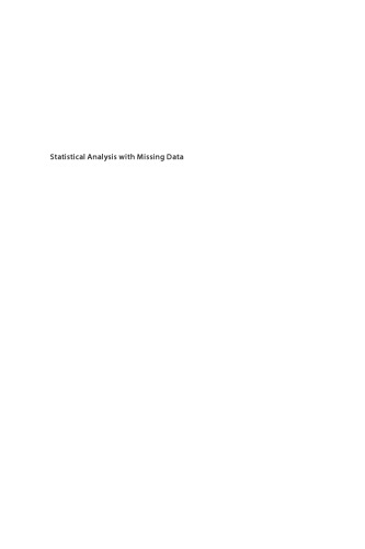 Statistical Analysis with Missing Data, 3rd Ed.