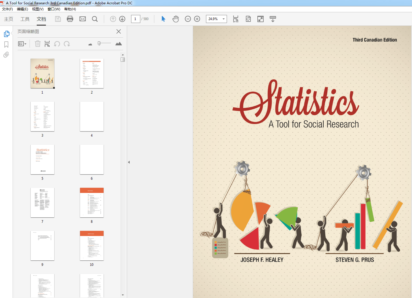 Statistics A Tool for Social Research 3rd Canadian Edition