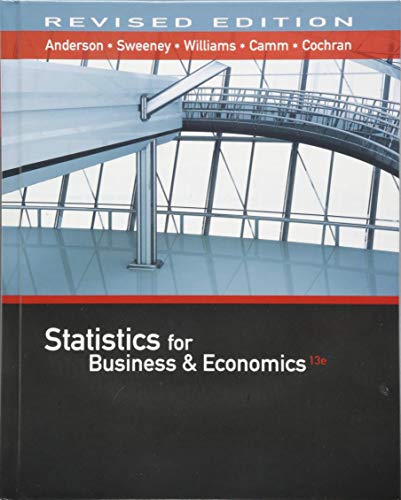 Statistics for Business and Economics (Revised 13th Edition)
