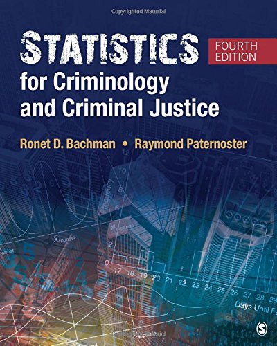 Statistics For Criminology And Criminal Justice