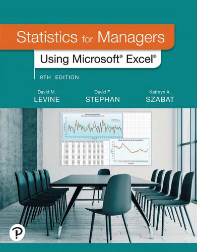 Statistics for managers using Microsoft Excel