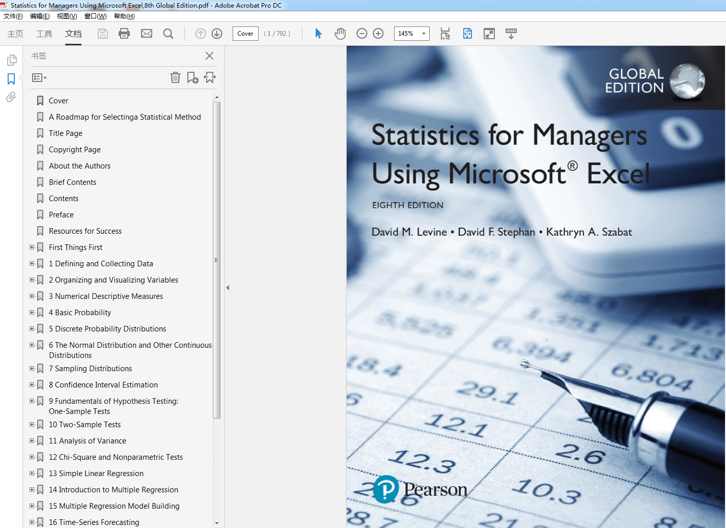 Statistics for Managers Using Microsoft Excel 8th Global Edition