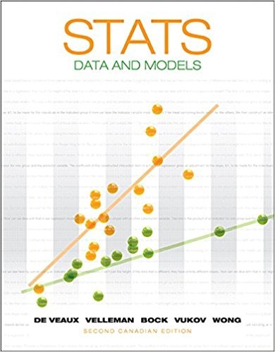 Stats Data and Models 2nd Canadian Edition