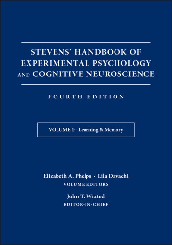Stevens' handbook of experimental psychology and cognitive neuroscience