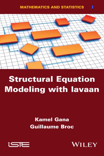 Structural equation modeling with Lavaan