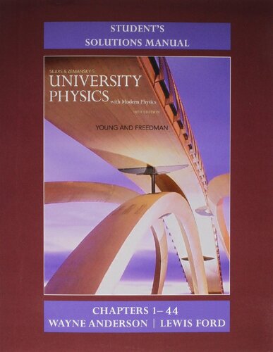 STUDENT'S SOLUTIONS MANUAL University Physics with Modern Physics