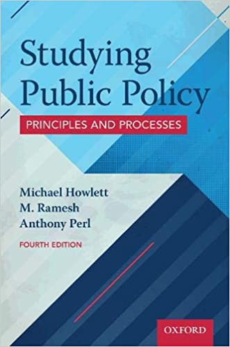 Studying Public Policy Principles and Processes, Fourth 4th Edition
