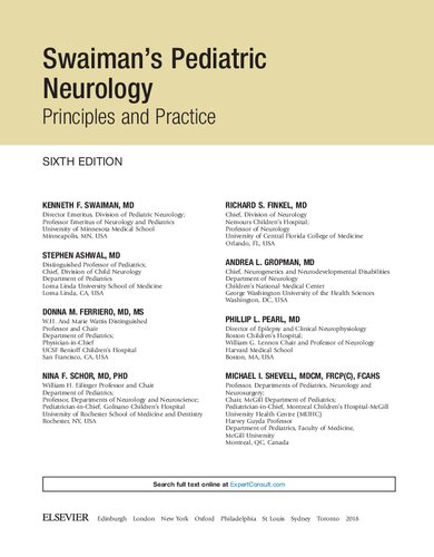 Swaiman's pediatric neurology : principles and practice