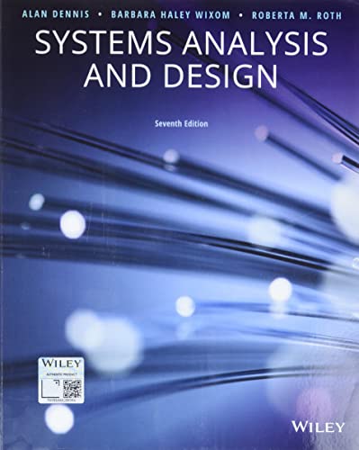 Systems Analysis and Design 7-edition