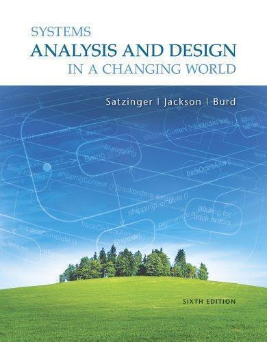 Systems Analysis And Design In A Changing World 6Th Edition