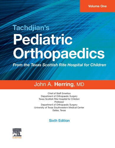 TachdjianÃ¢â‚¬â„¢s Pediatric Orthopaedics