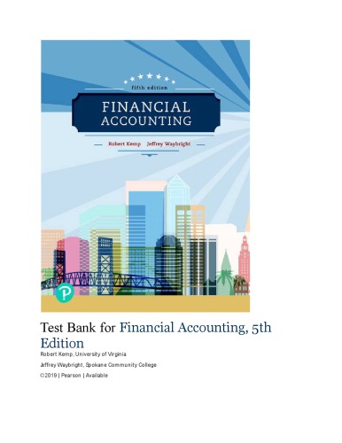 Test Bank for Financial Accounting