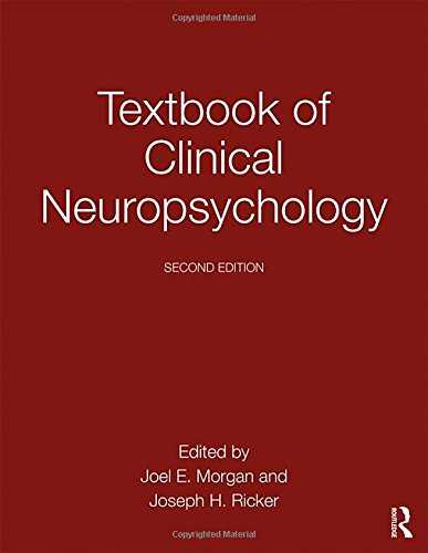 Textbook Of Clinical Neuropsychology