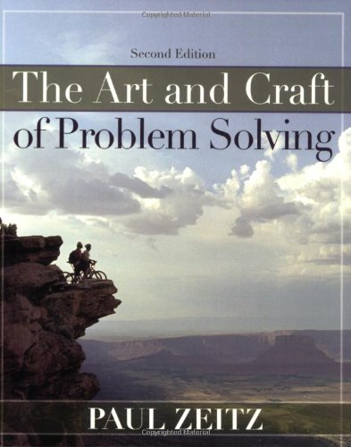 The Art and Craft of Problem Solving (3rd Edition) by Paul Zeitz