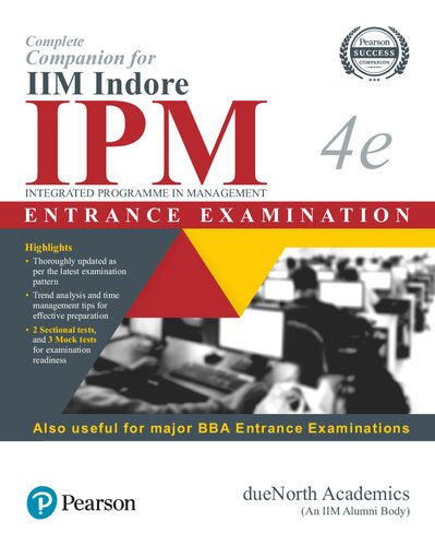 The Complete Companion for IIM Indore IPM 4th Edition