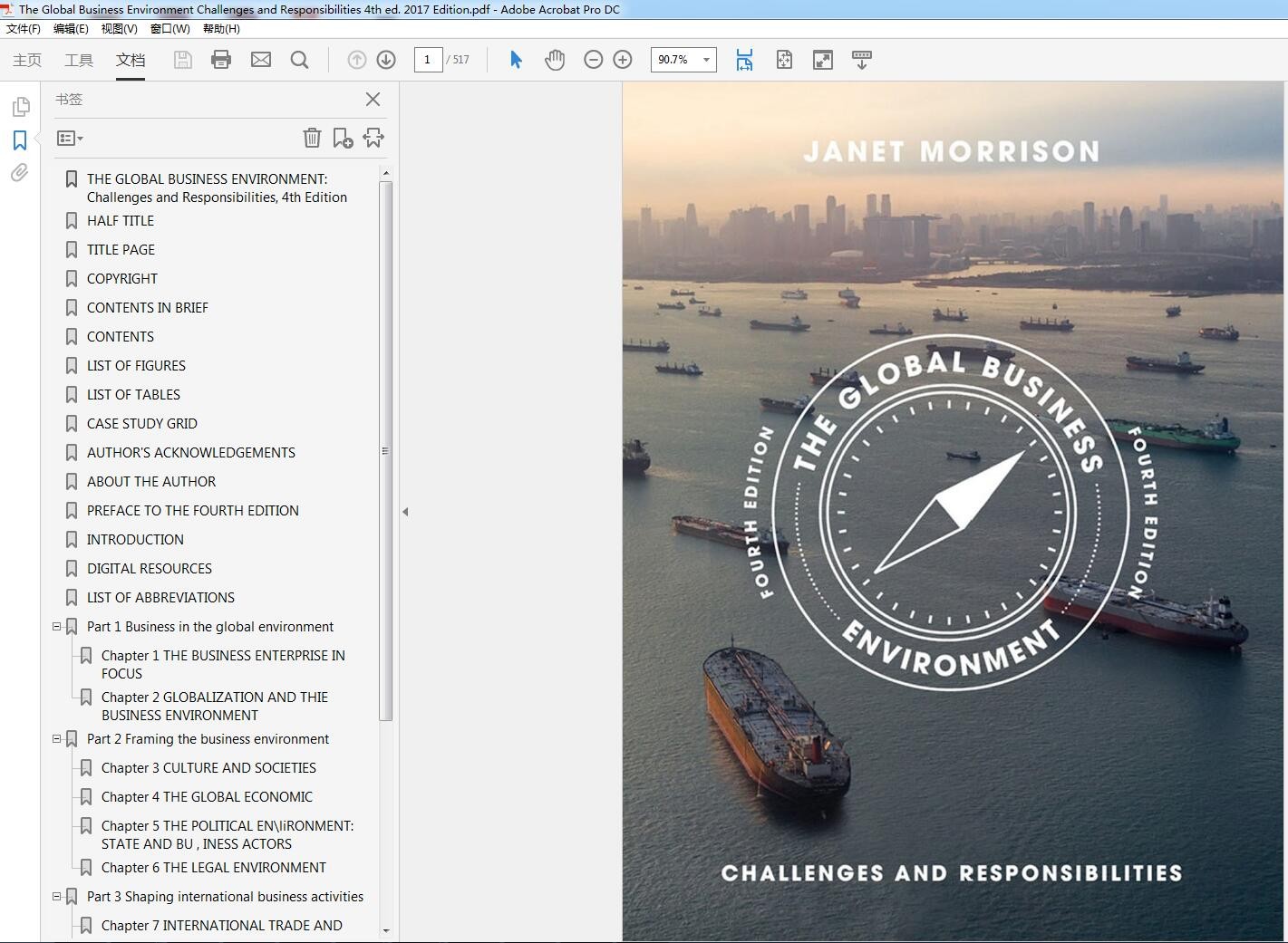 The Global Business Environment Challenges and Responsibilities 4th