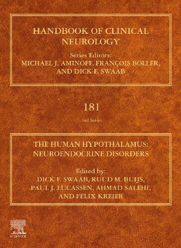 The Human Hypothalamus: Neuroendocrine Disorders (Volume 181) (Handbook of Clinical Neurology, Volume 181)