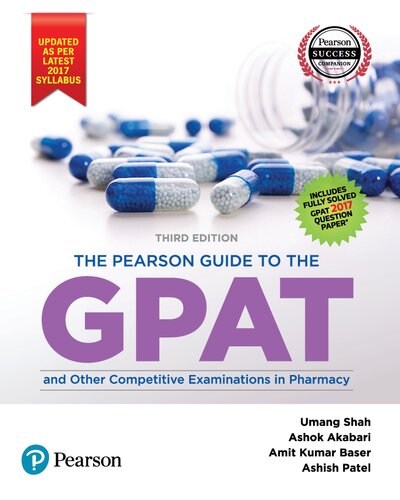 The Pearson Guide to the GPAT and Other Competitive Examinations in Pharmacy