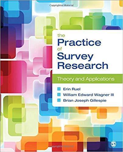 The Practice Of Survey Research Theory And Applications