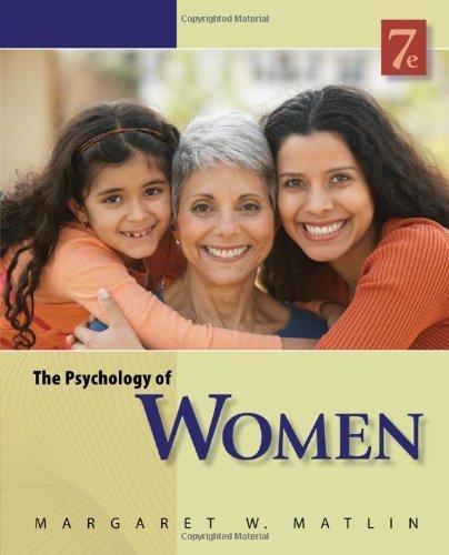 The Psychology Of Women 7Th Edition