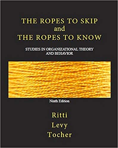 The Ropes to Skip and the Ropes to Know 9th edition by Ritti