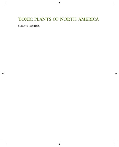 Toxic plants of North America