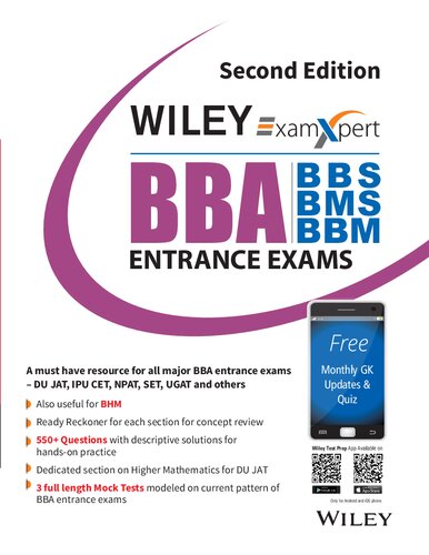 Wiley's ExamXpert BBA Entrance Exams, 2ed