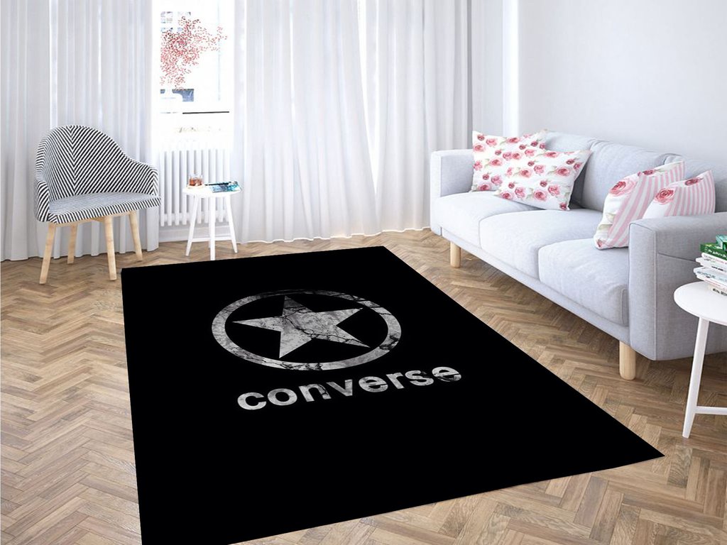 Converse Rock Texture Living Room Modern Carpet Rectangle Rug