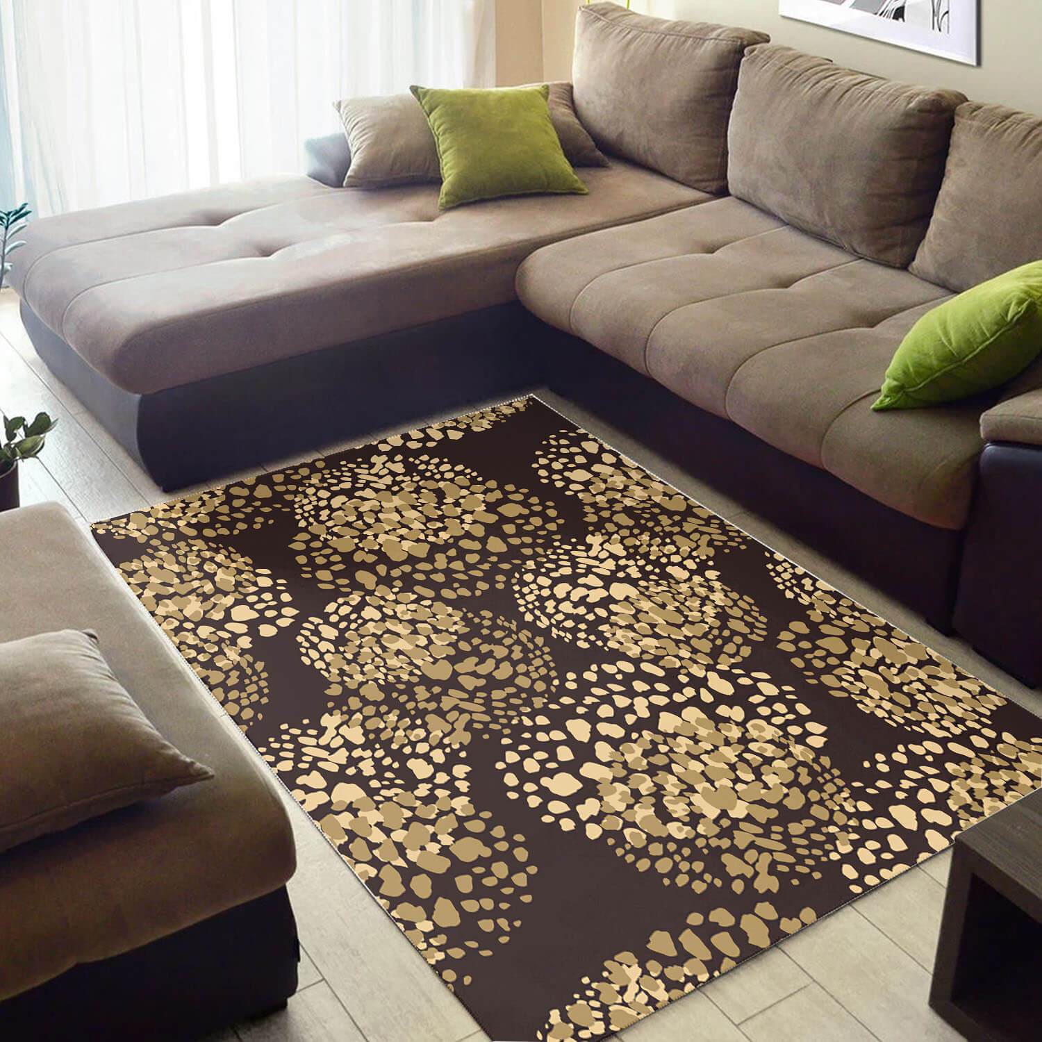 Cool African Abstract Afrocentric Pattern Art Large Room Rectangle Rug