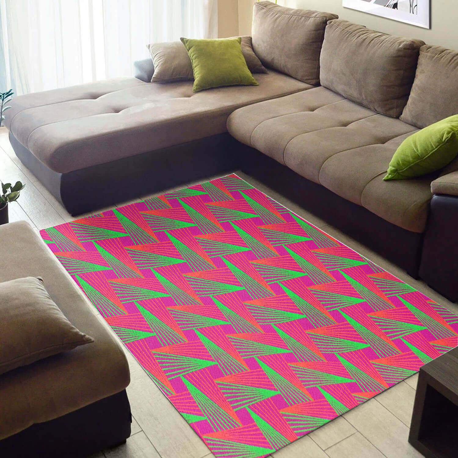 Cool African American Abstract Black History Month Seamless Pattern Style Carpet Living Room Rectangle Rug
