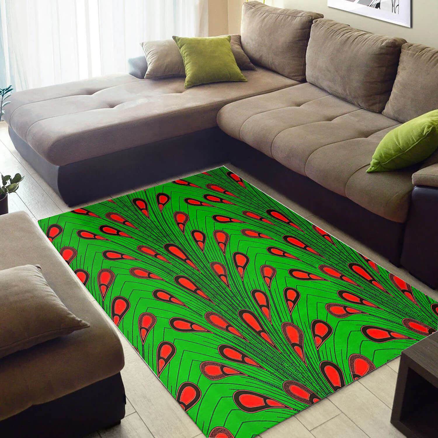 Cool African American Abstract Natural Hair Seamless Pattern Design Floor Carpet House Rectangle Rug