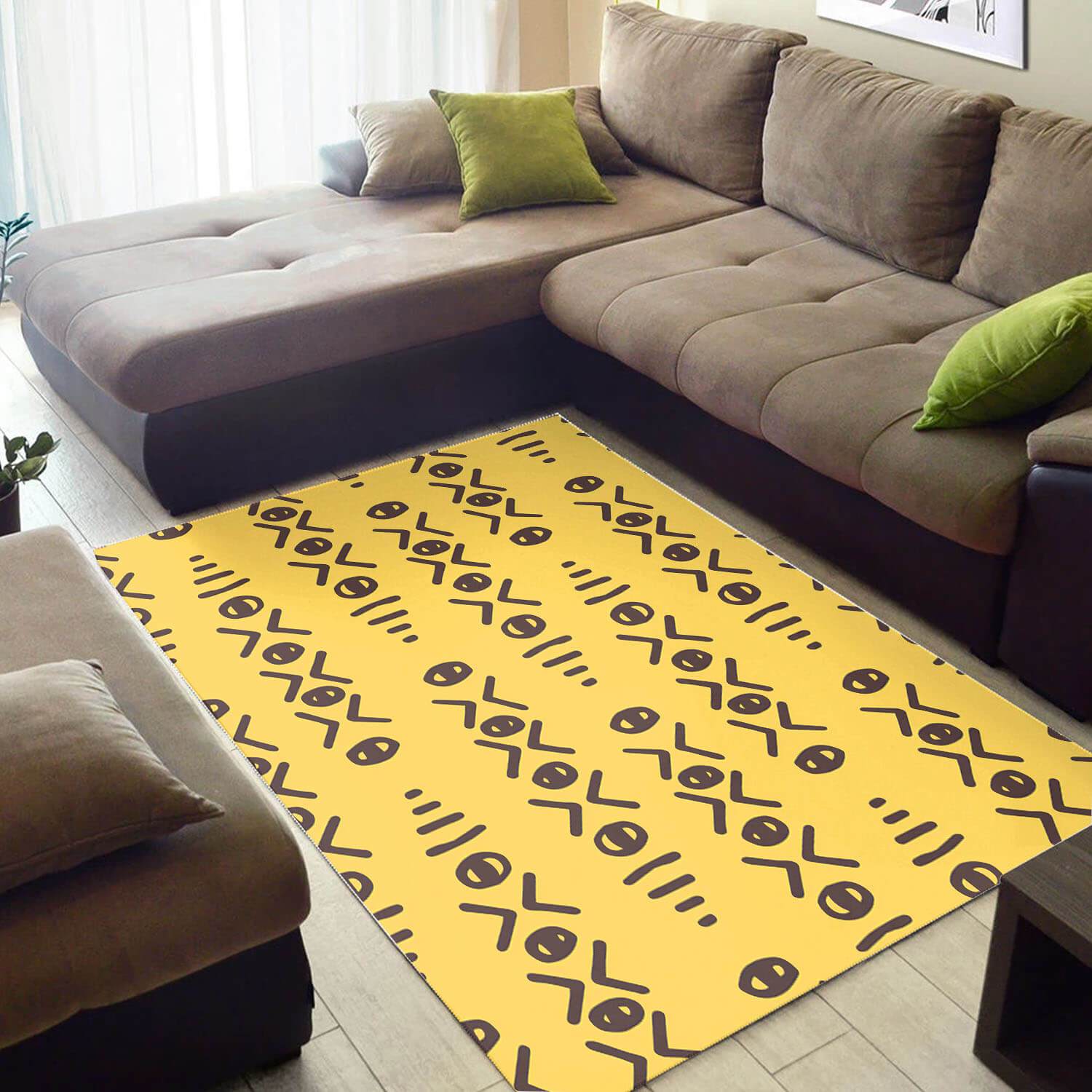 Cool African American Afrocentric Pattern Art Style Carpet House Rectangle Rug