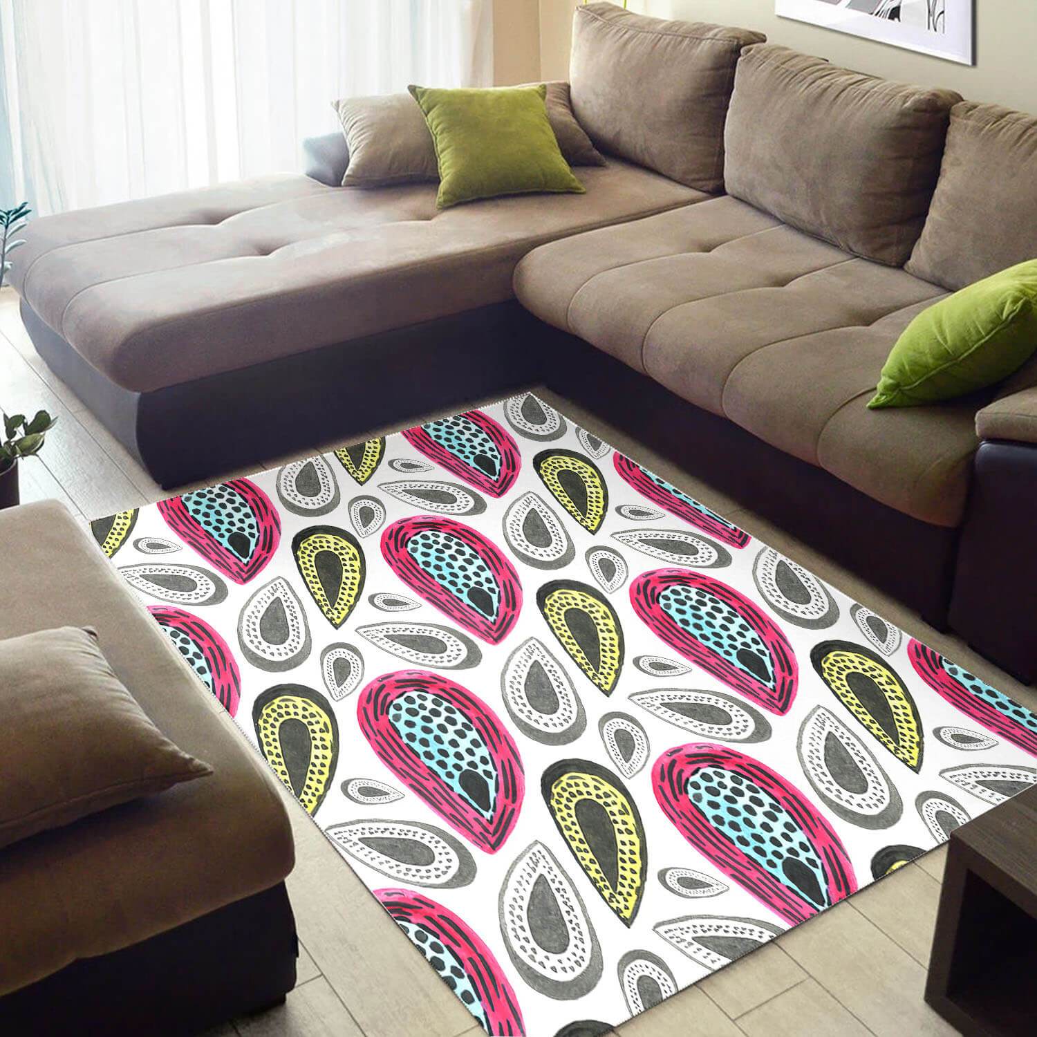Cool African American Attractive Afro Afrocentric Pattern Art Large Inspired Living Room Rectangle Rug