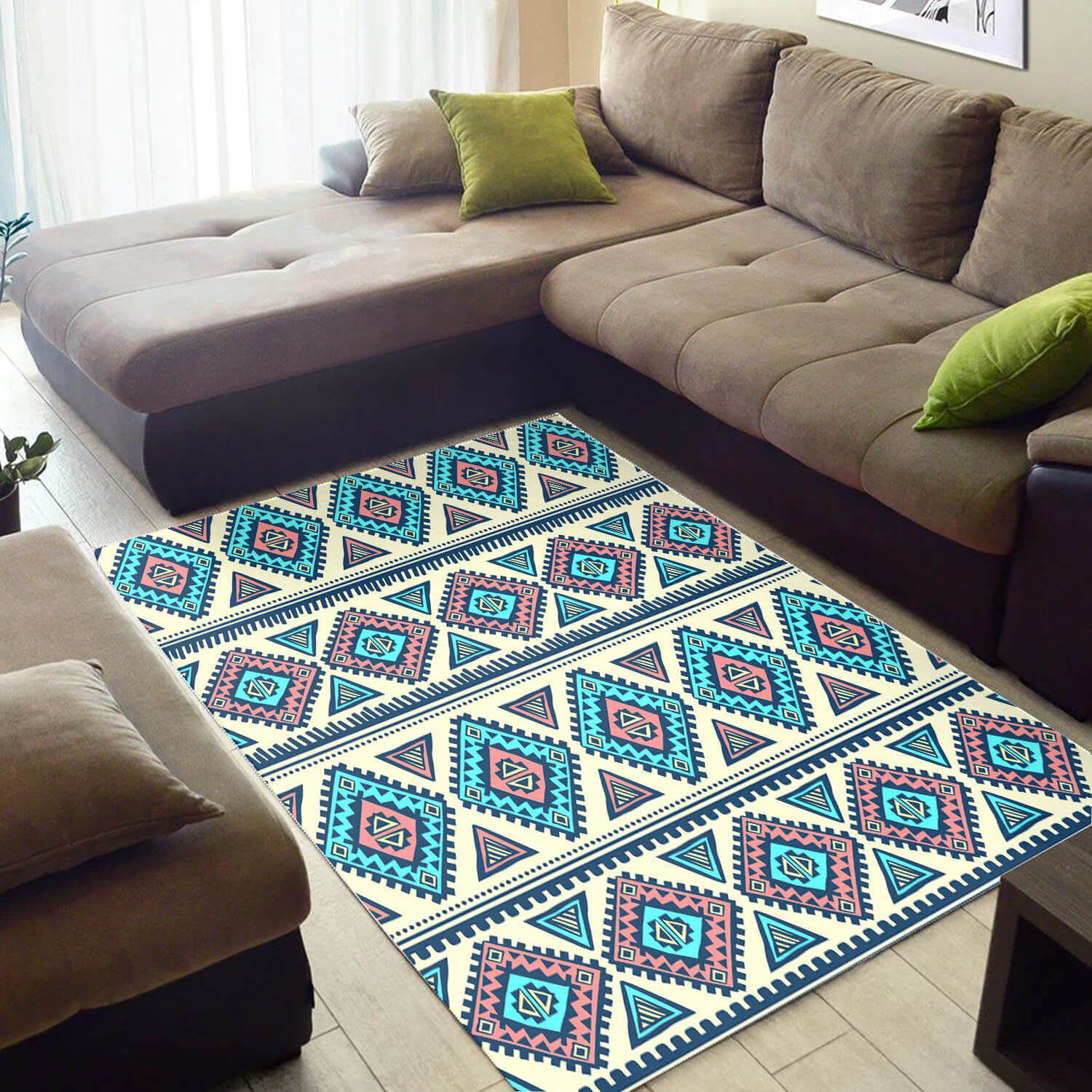 Cool African American Unique Natural Hair Seamless Pattern Design Floor Carpet Themed Home Rectangle Rug