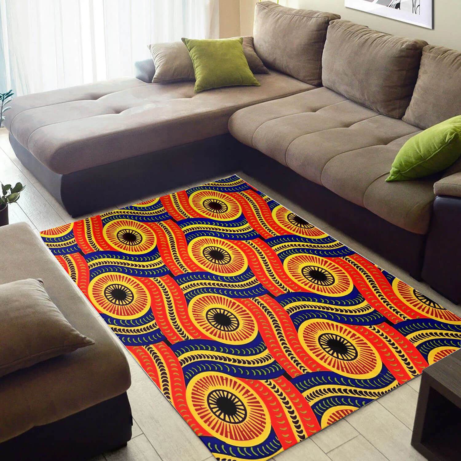 Cool African Holiday Natural Hair Afrocentric Art Design Floor Carpet Inspired Living Room Rectangle Rug