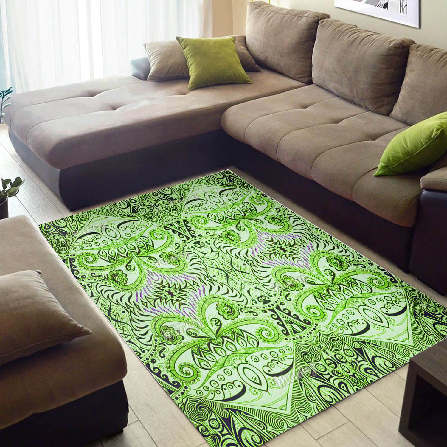 Cool African Style Amazing Afrocentric Pattern Art Large Carpet Room Rectangle Rug
