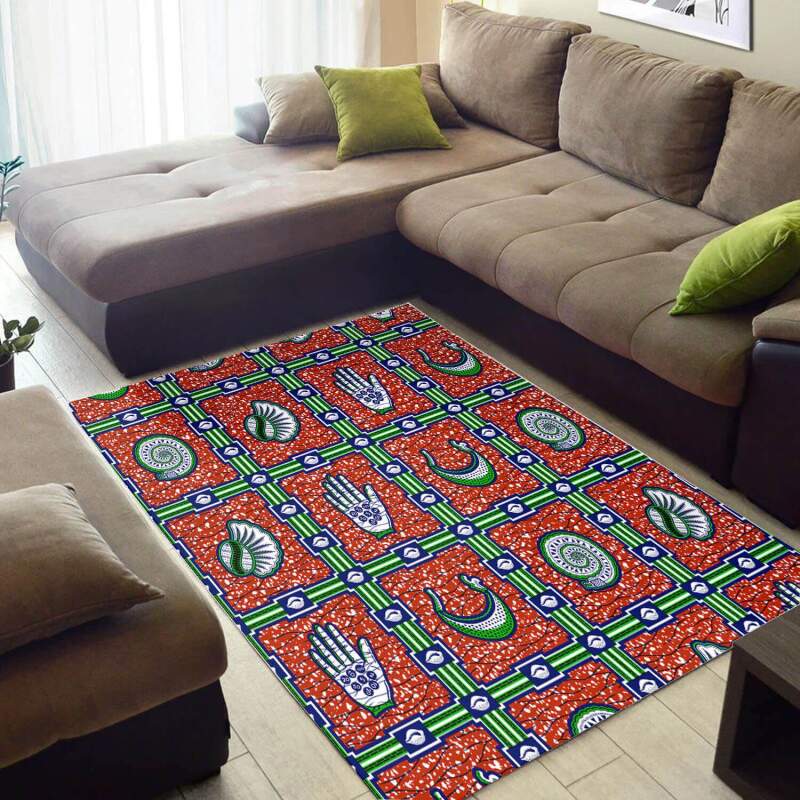 Cool African Style Amazing American Black Art Ethnic Seamless Pattern Carpet Room Rectangle Rug