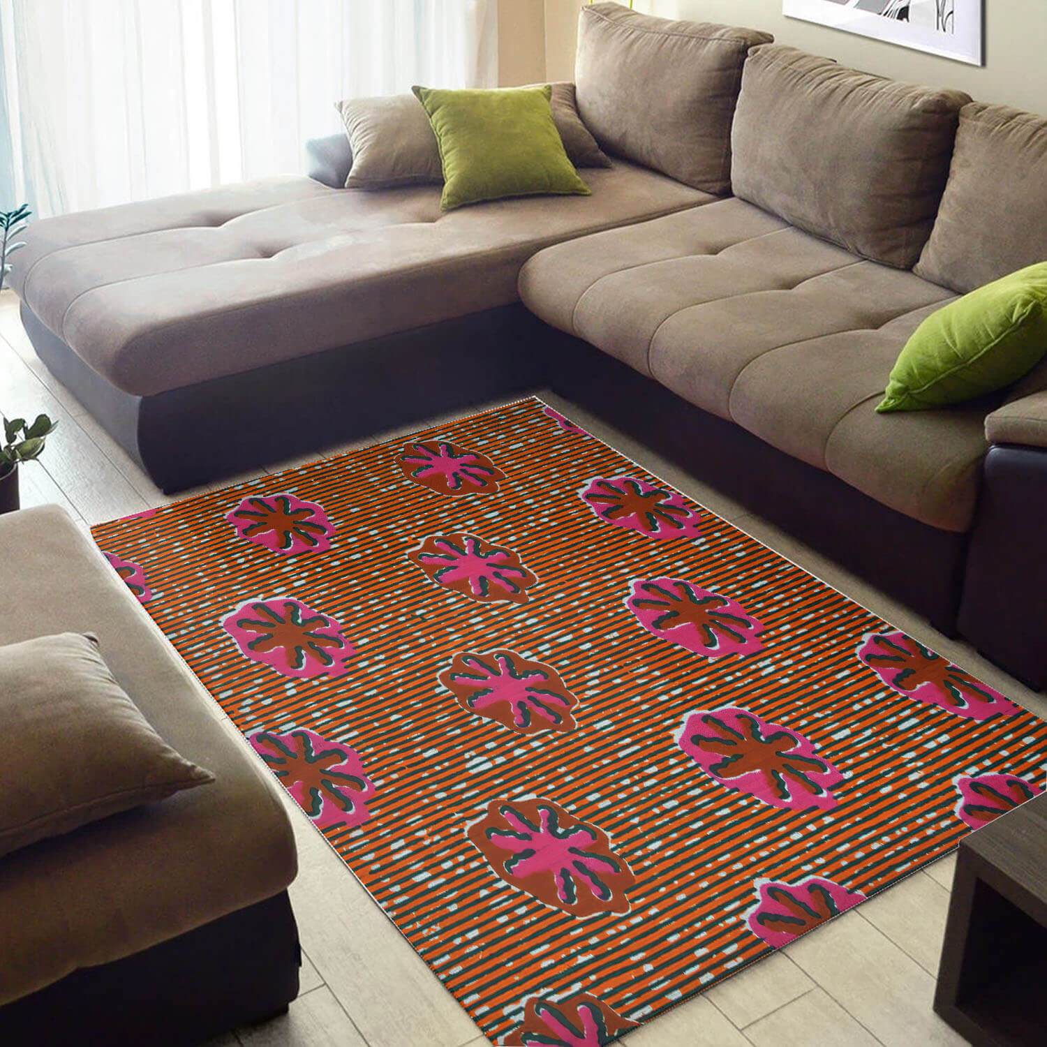Cool African Style Awesome Afro American Ethnic Seamless Pattern Design Floor Living Room Rectangle Rug