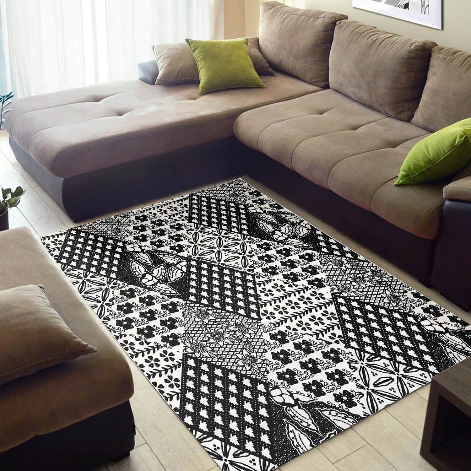 Cool African Style Vintage American Ethnic Seamless Pattern Design Floor Inspired Living Room Rectangle Rug