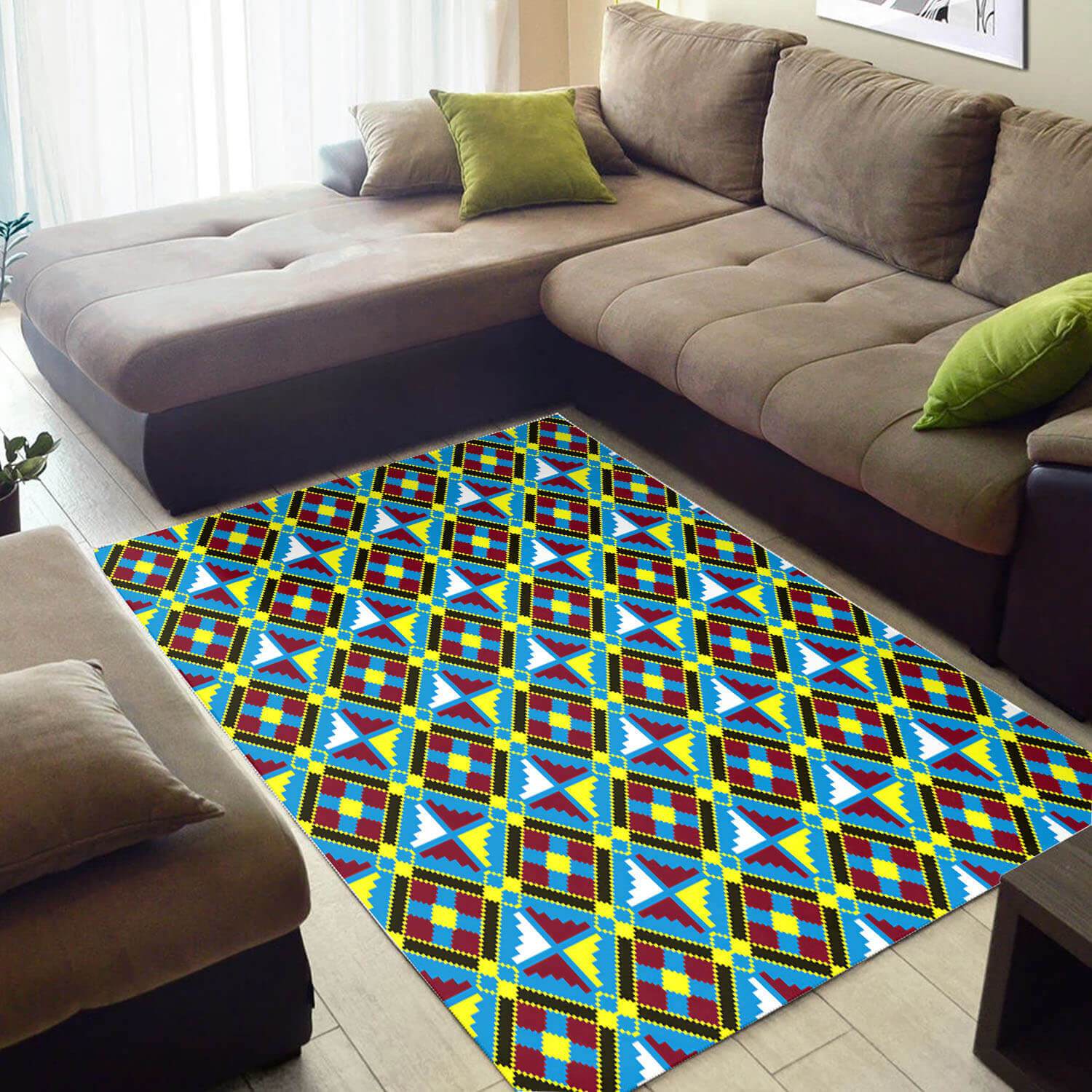 Cool African Unique Afro American Seamless Pattern Design Floor Carpet House Rectangle Rug
