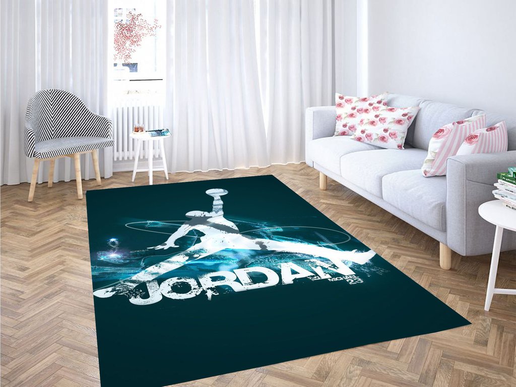 Cool Wallpaper Basketball Living Room Modern Carpet Rectangle Rug