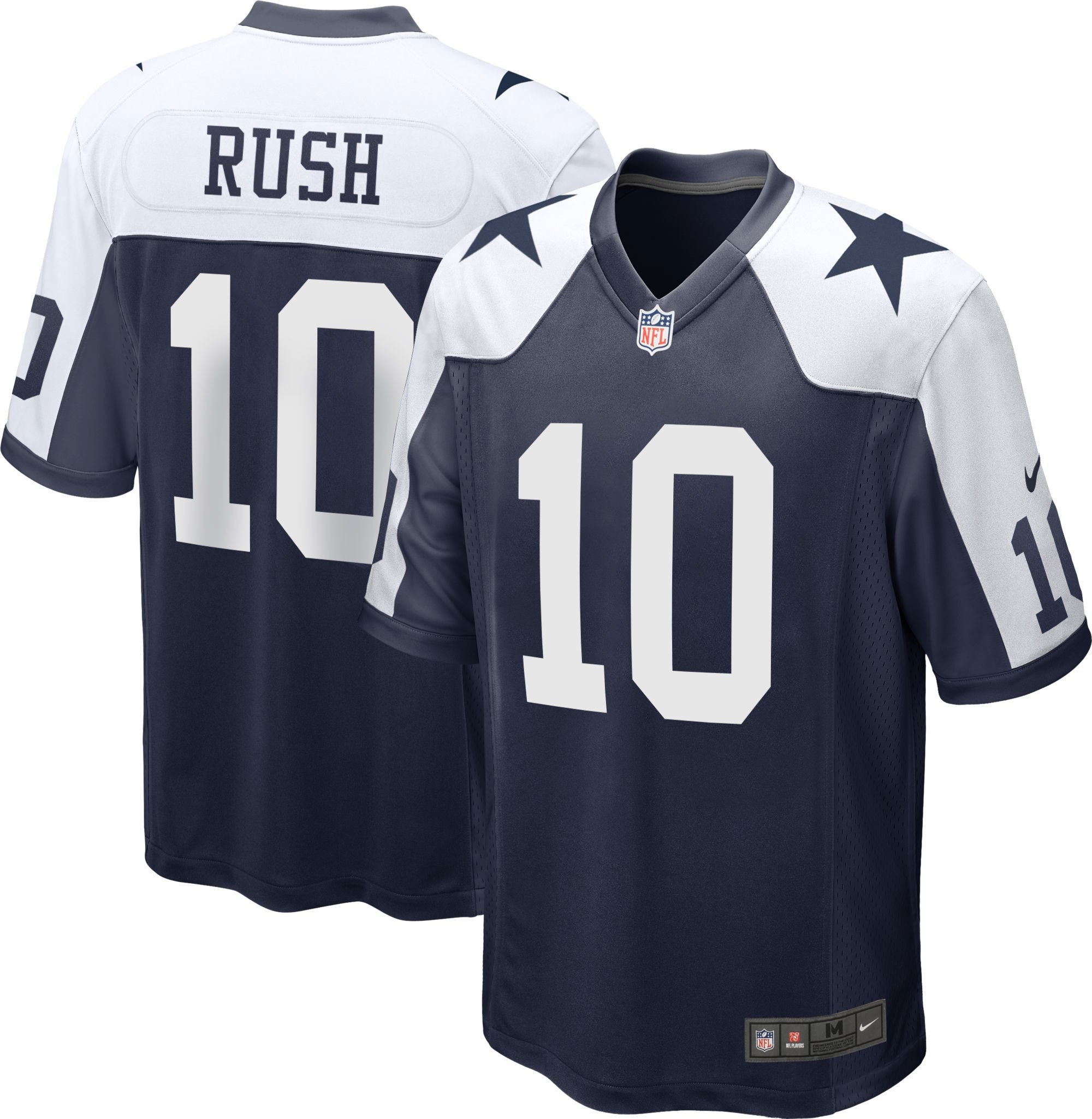 Cooper Rush Dallas Cowboys Throwback Collection Jersey - All Stitched 