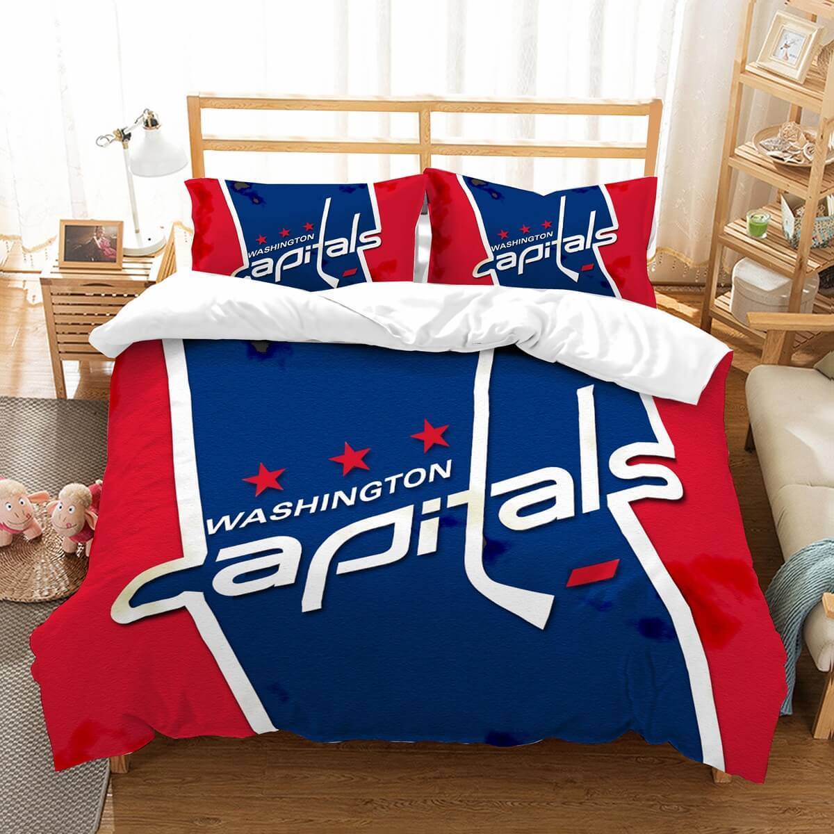 Copy Of 3D Washington Capitals Et Bed 3D Duvet Cover Bedding Set