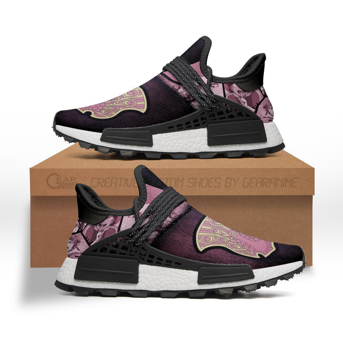 Coral Peacock Shoes Magic Knight Black Clover Anime Sneakers, NMD Shoes