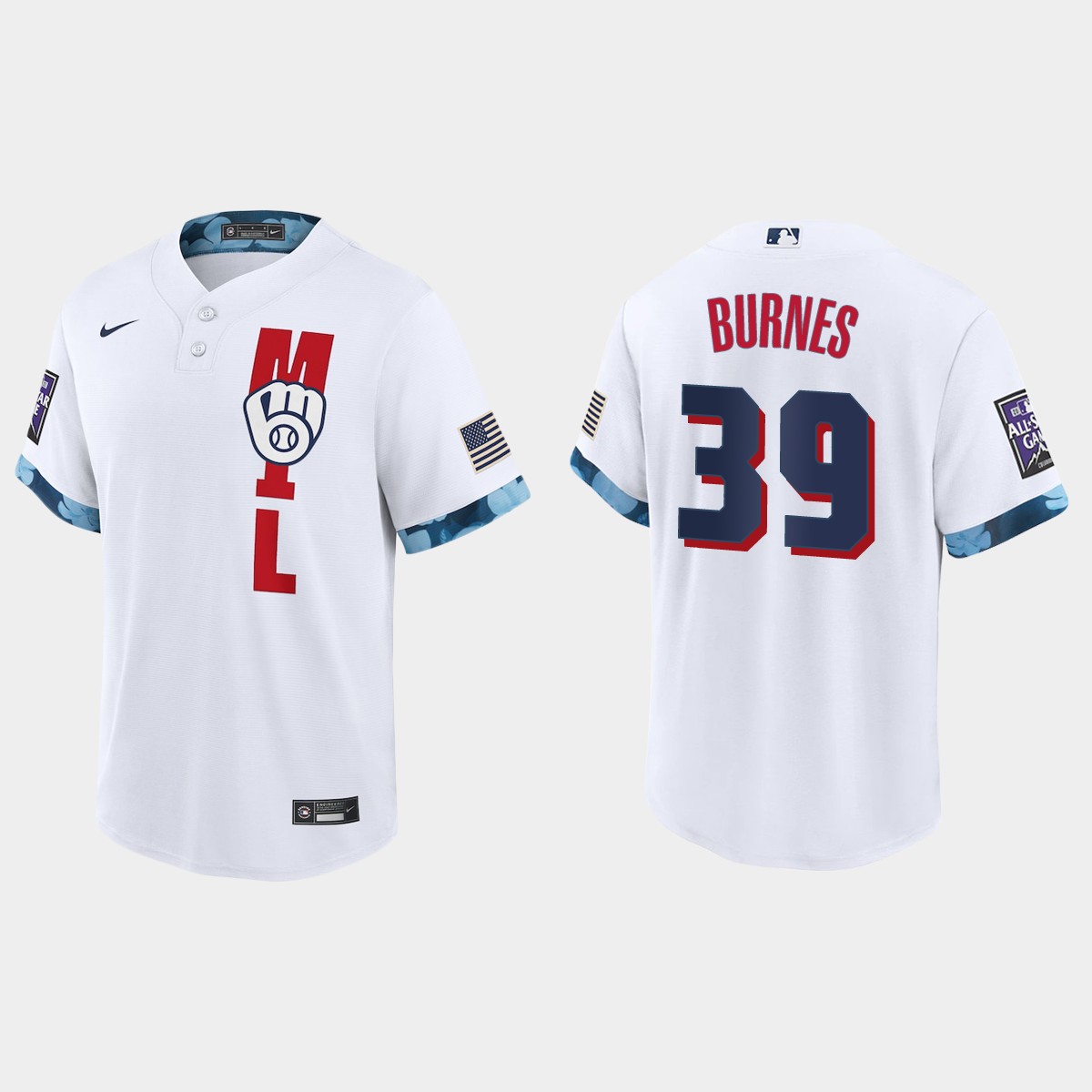 Corbin Burnes Milwaukee Brewers 2021 MLB All-Star Game Jersey - White
